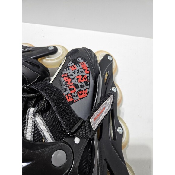Bladerunner Inline Roller Skates Youth Adjustable Size 5-8 Black Red - Picture 12 of 16